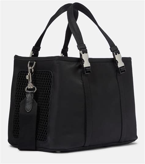 prada re nylon pet carrier.